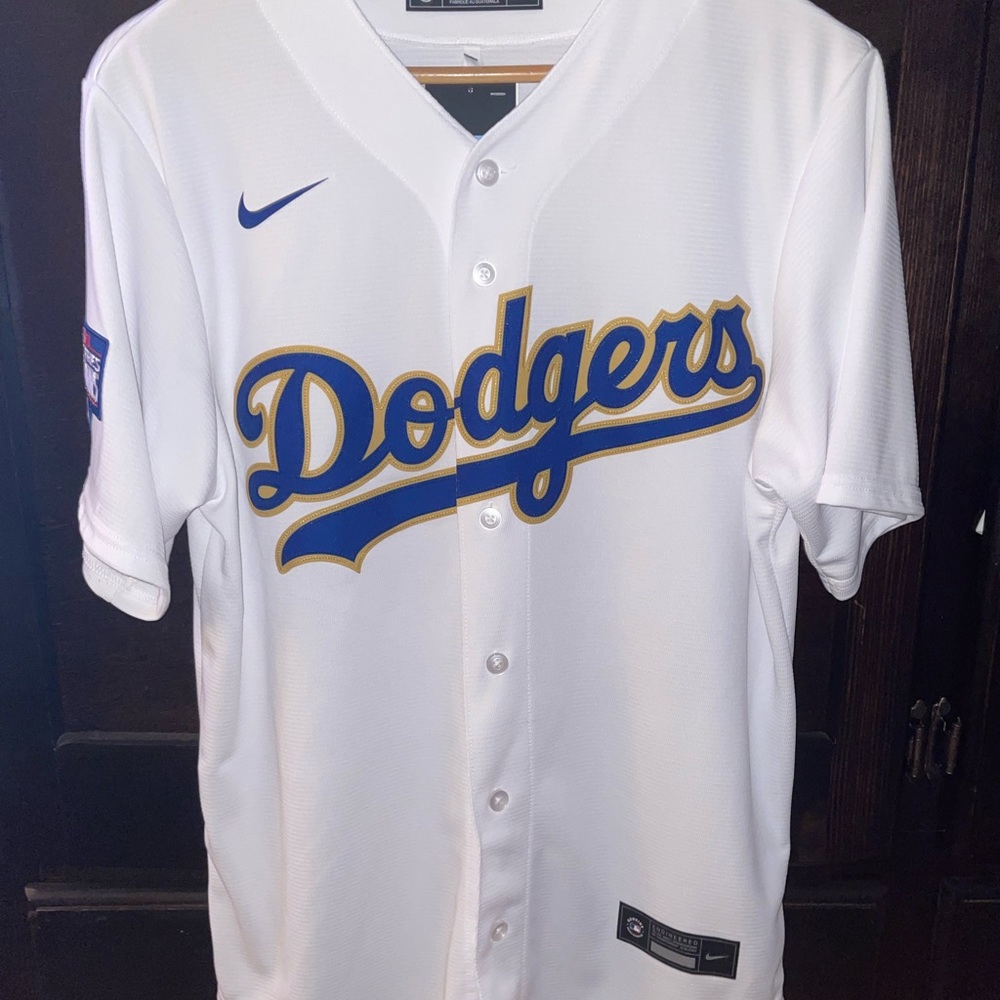Dodgers Gold 2020 World Series Champ Jersey